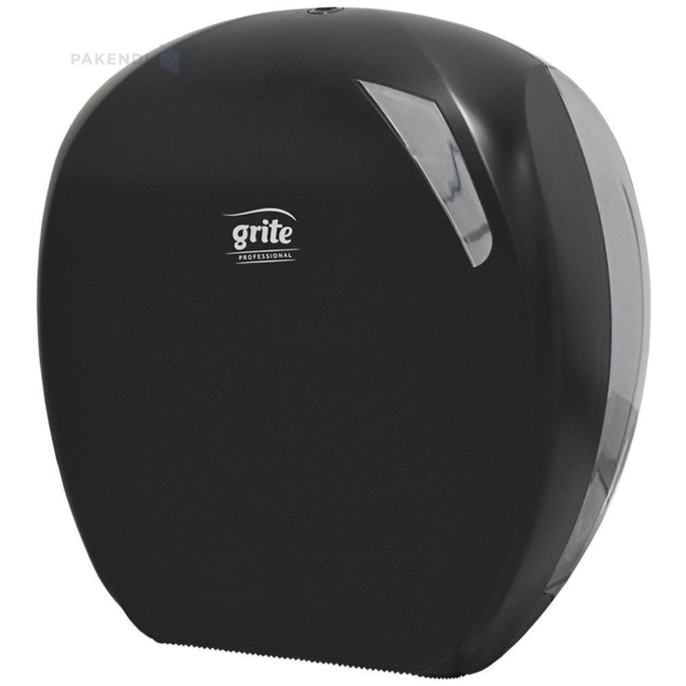 Toilet paper dispenser for wall Grite Mini Jumbo black - Packforce