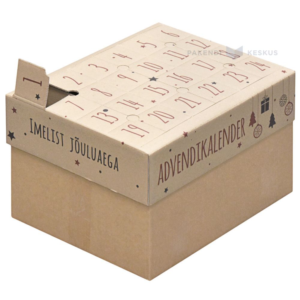 Advent calendar for 24 330ml bottles 380x302x237mm - Pakendikeskus