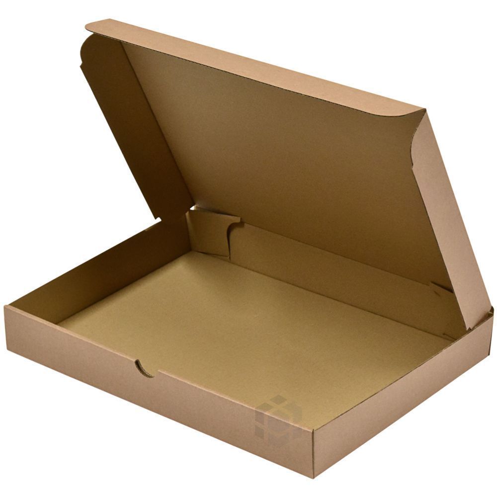Corrugated carton box with lid 317x223x40mm - Pakendikeskus