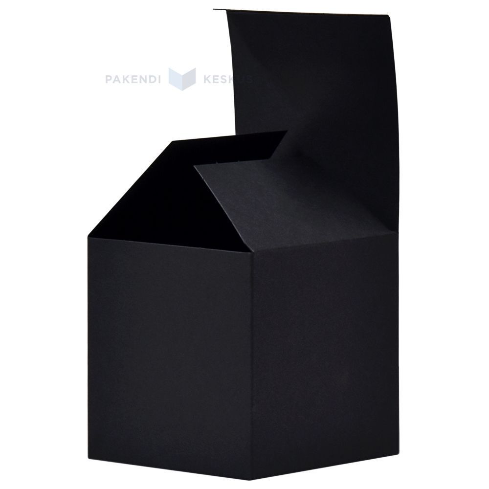 Kartonki Laatikko Musta 55x55x55mm S Packforce kartonki-laatikko-musta-55x55x55mm-s-packforce