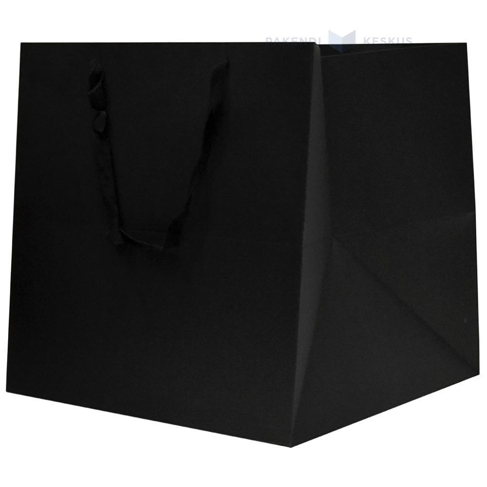 Organza kassi, 7x9cm, musta, 10kpl/pkt, 500pkt/ltk Packforce